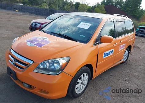 2007 Honda Odyssey Ex-L from USA, damaged, VIN 5FNRL38727B404009